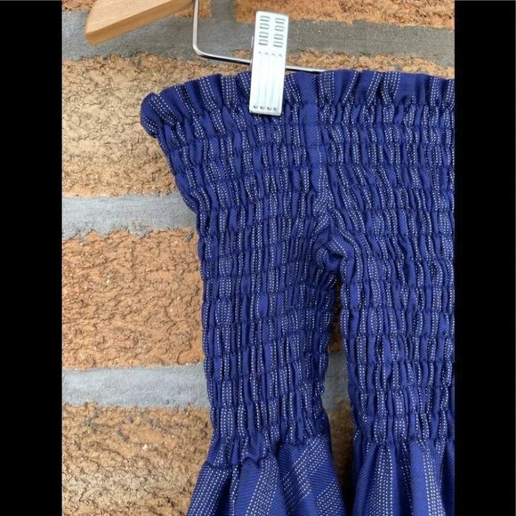 Caroline Constas     Appolonia Smocked Tiered Top SIZE XS - Picture 5 of 14